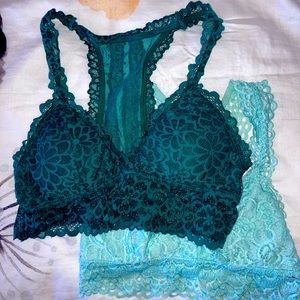 2 Aerie Bralettes (S/XS)